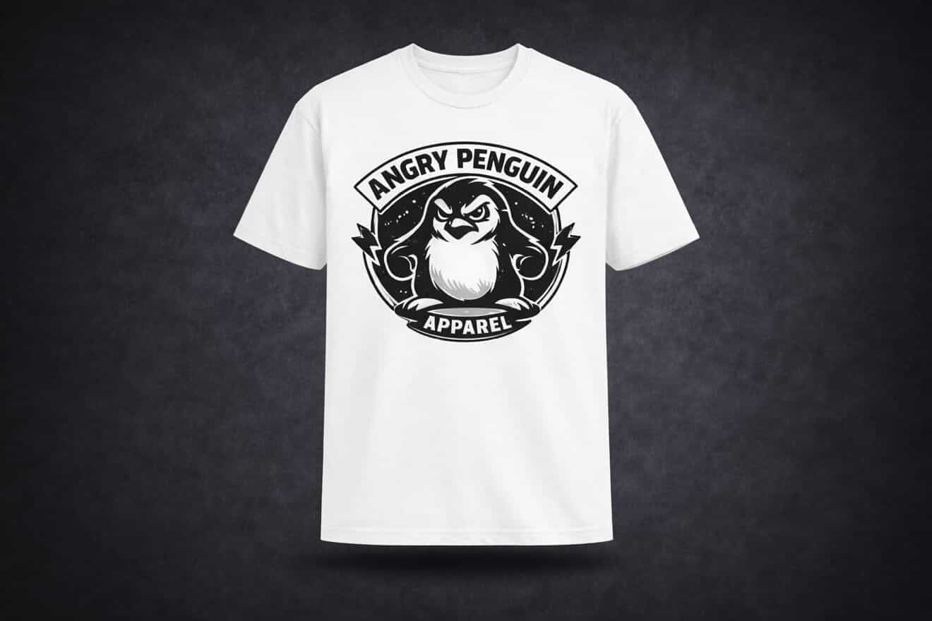 Angry Penguin Signature Tee